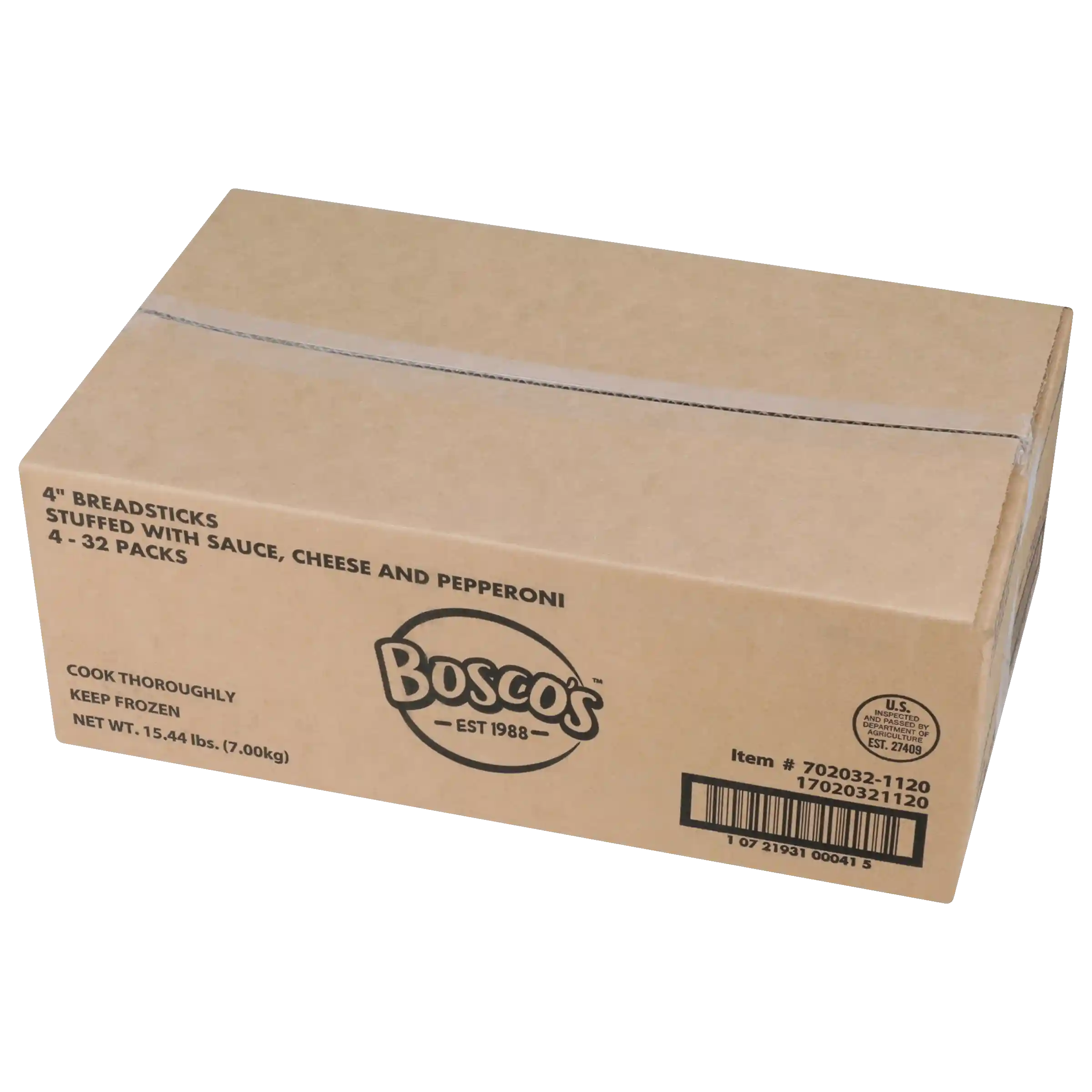 Bosco® 4 Inch Pepperoni, Mozzarella Cheese and Pizza Sauce Stuffed Breadsticks_image_5