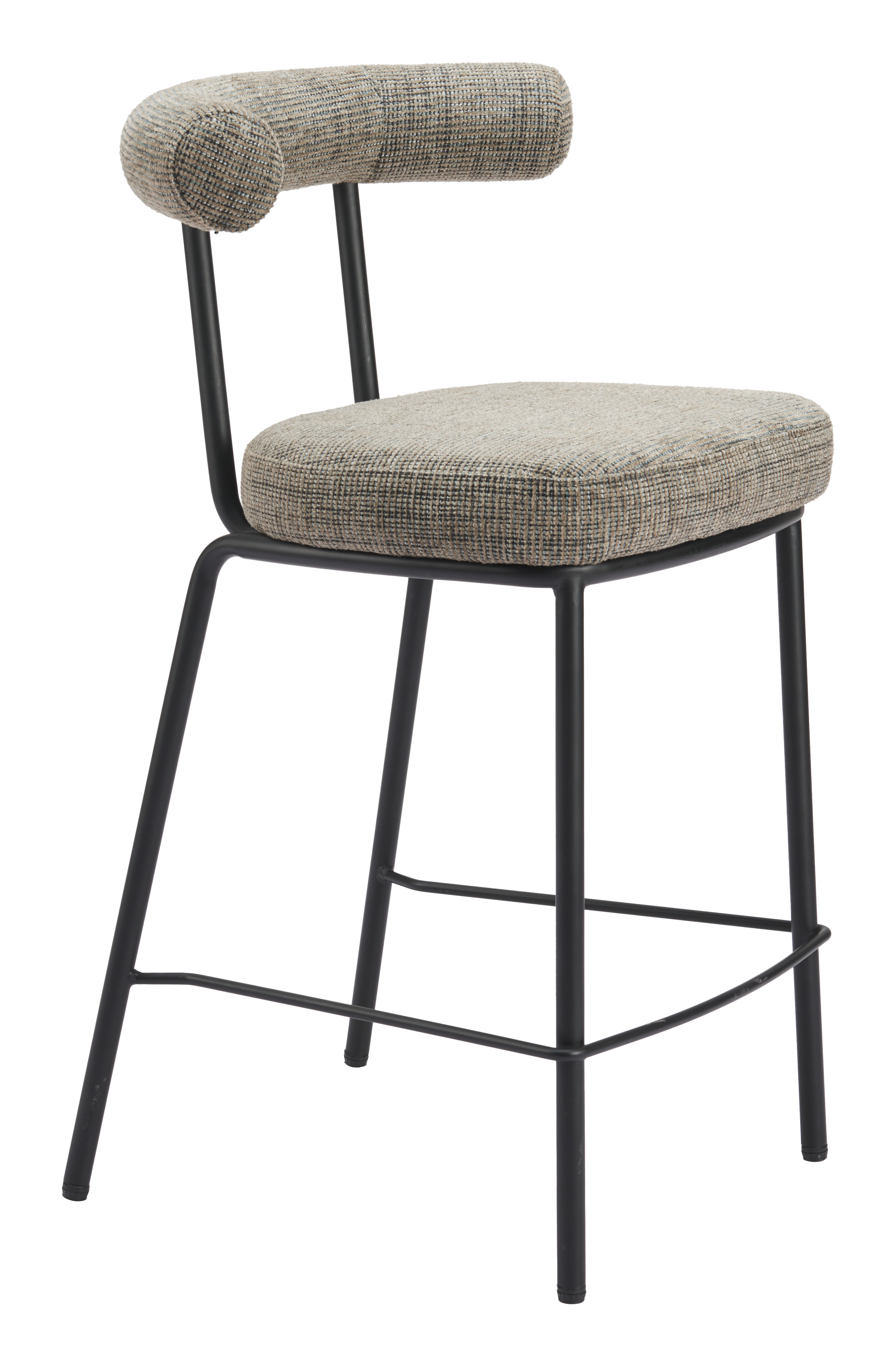 Kede Counter Stool Green Tweed product image