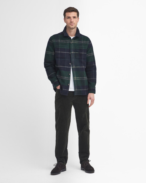 Chapter Check Overshirt Green Loch Tartan