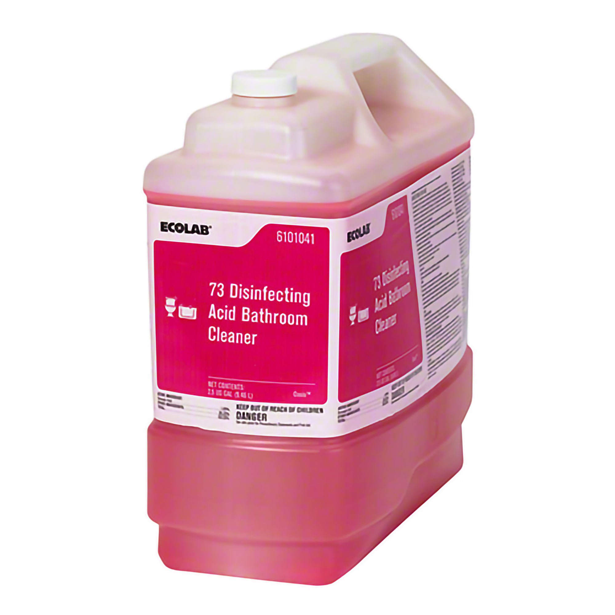 Ecolab® 73 Disinfecting Acid Bathroom Cleaner, 2.5 gal.