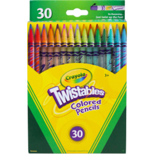 Twistables&reg; Colored Pencils, 30 Count