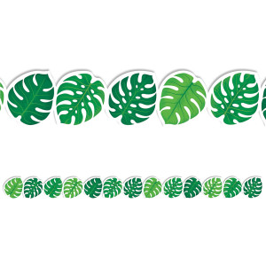 Palm Paradise Monstera Leaves EZ Border&trade;, 48 Feet