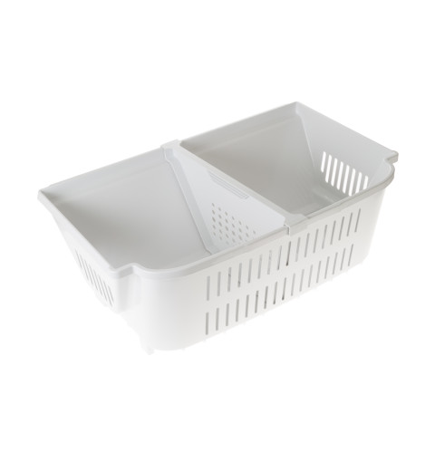 refrigerator basket bottom assembly