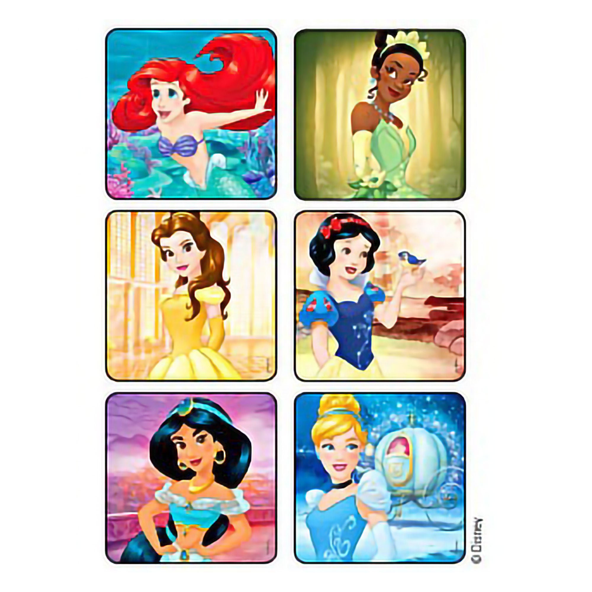 Sticker Disney® 75 per Roll Princesses New Classics 2-1/2 X 2-1/2 Inch