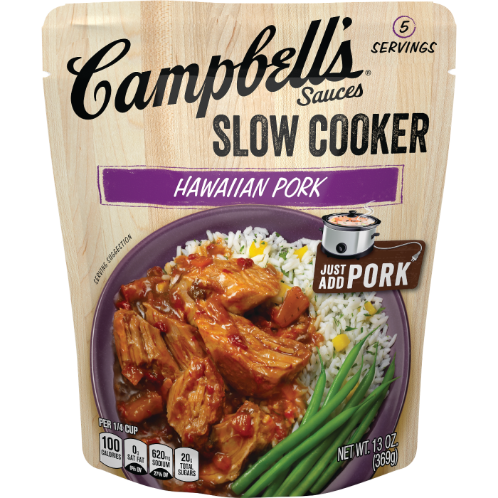 Hawaiian Pork Slow Cooker Sauce Campbell Soup Company