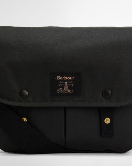 Borsa a tracolla Riever Field in tessuto cerato