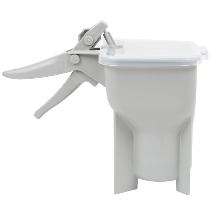 48-ounce Traex® Sauce Boss™ dispenser in gray
