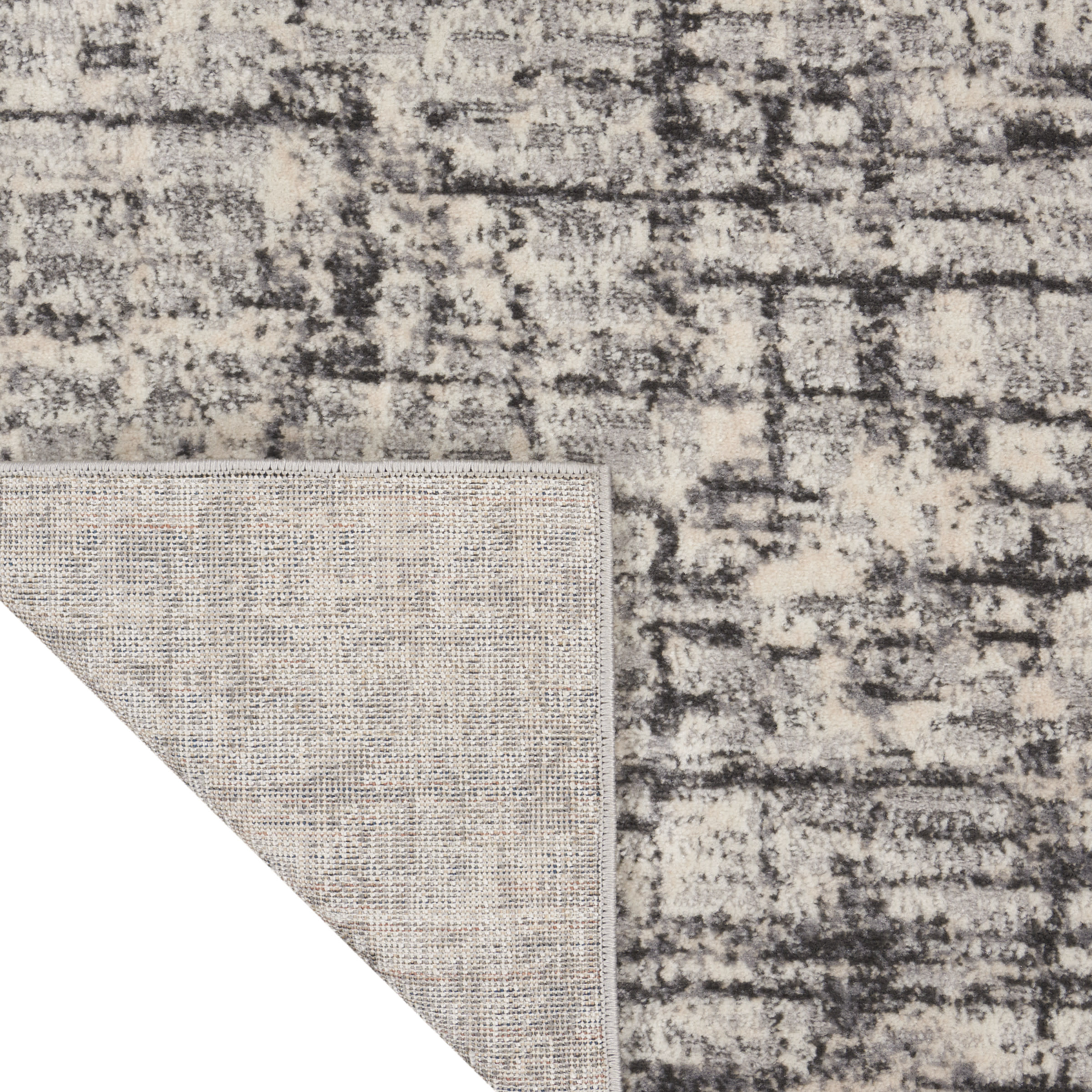 Calvin Klein CK950 Rush 5'3" x 7'3" Ivory Grey Modern Indoor Rug