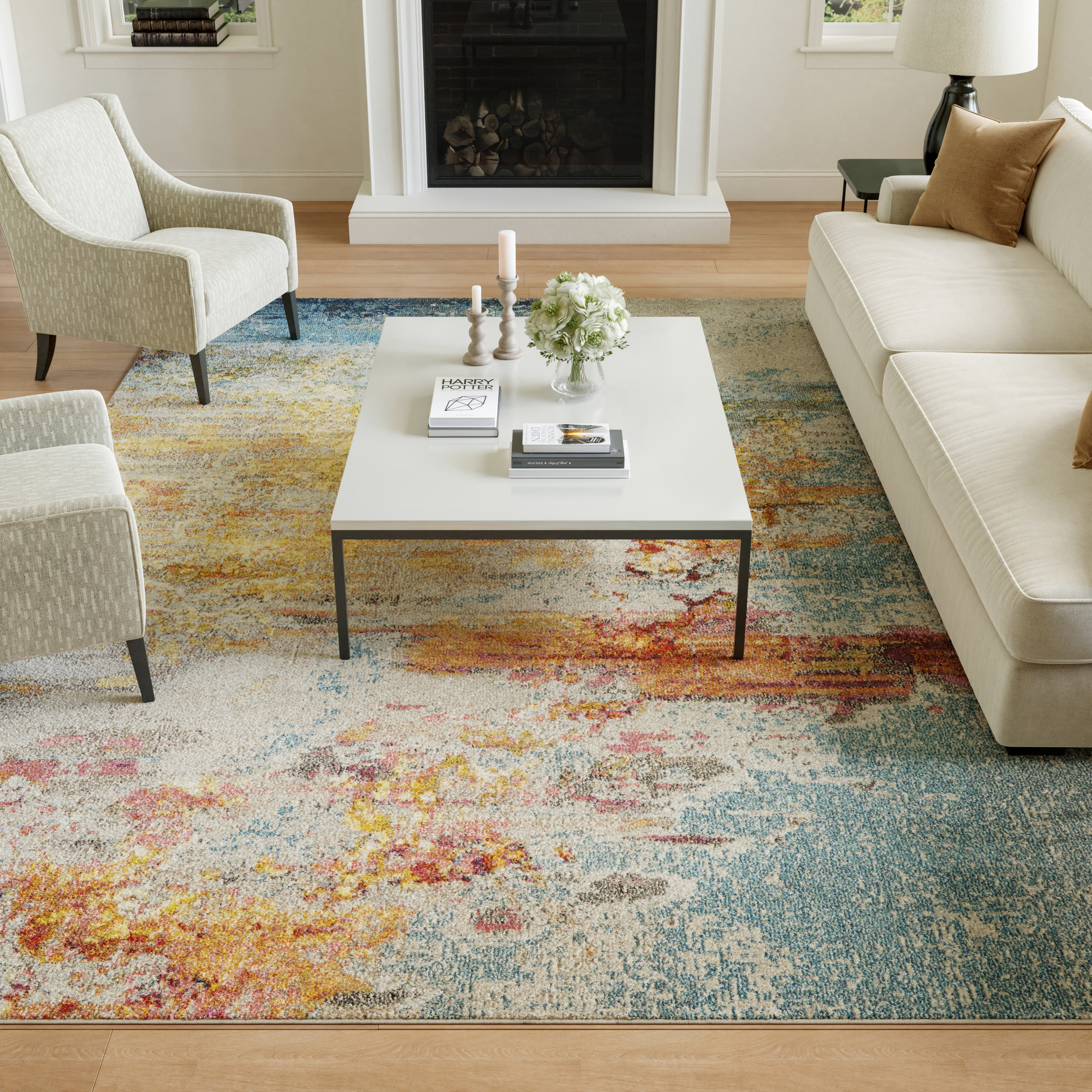 Nourison Celestial 10' x 14' Sealife Modern Indoor Rug