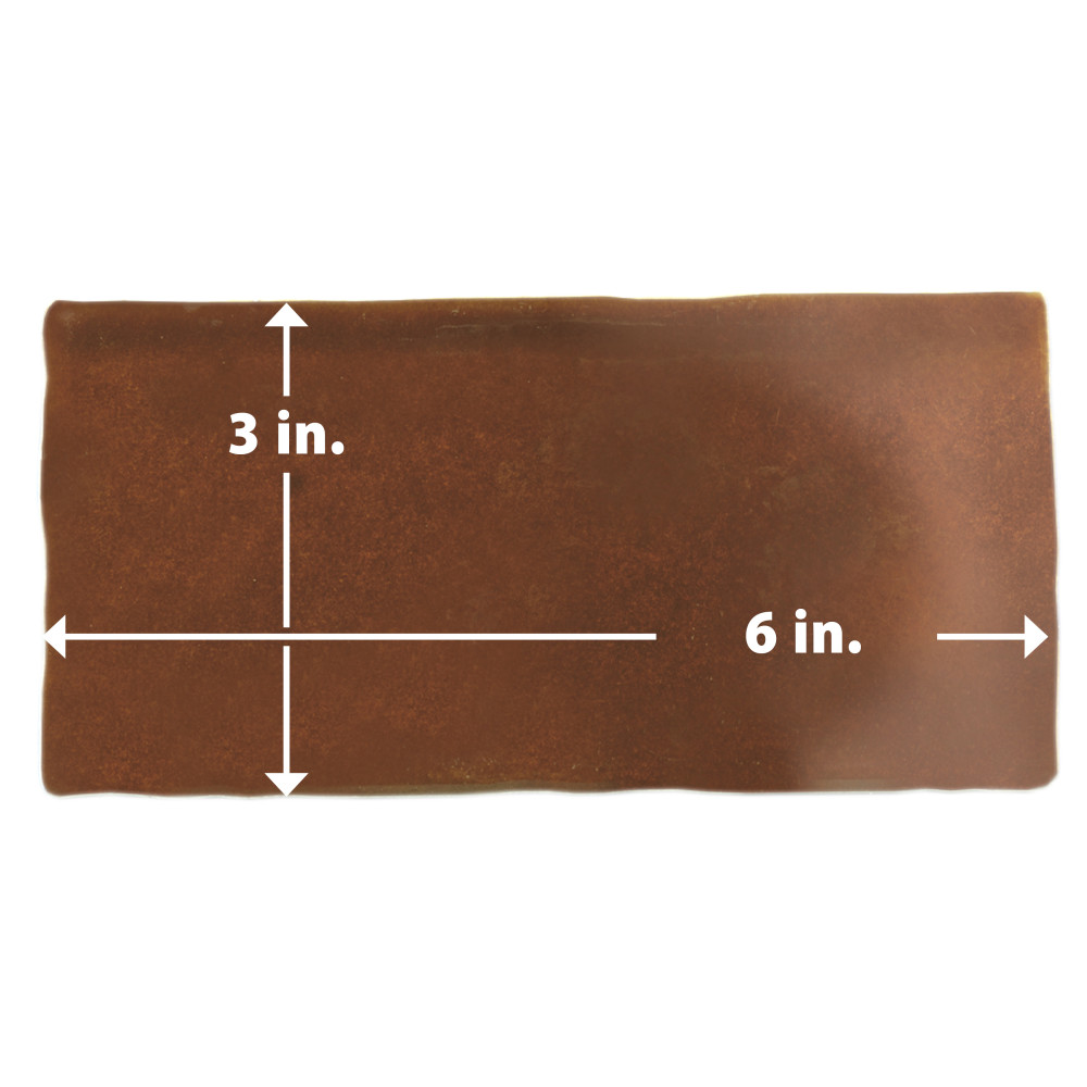Viva Espresso 3 in. x 6 in. Ceramic Wall Tile
