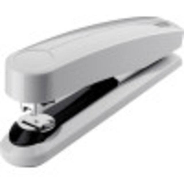 High performance flat clinch stapler offers more filing space and includes temporary pinning and tacking.
