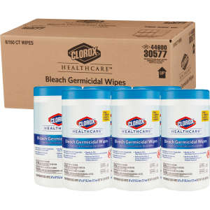Clorox, Clorox® Healthcare® Bleach Germicidal Disinfectant Wipes,  150 Wipes/Container