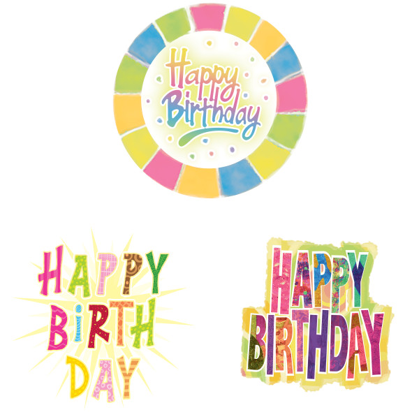 Happy Birthday Variety Edible Image®