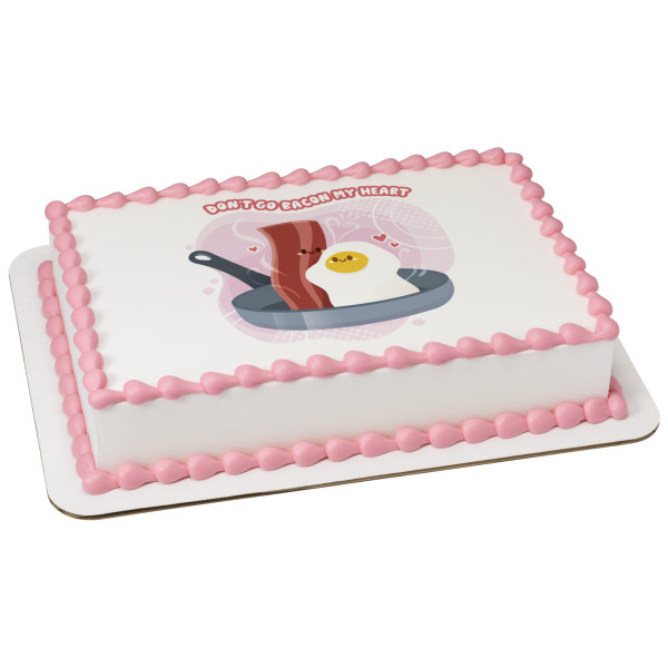 Don't Go Bacon My Heart PhotoCake® Edible Image®