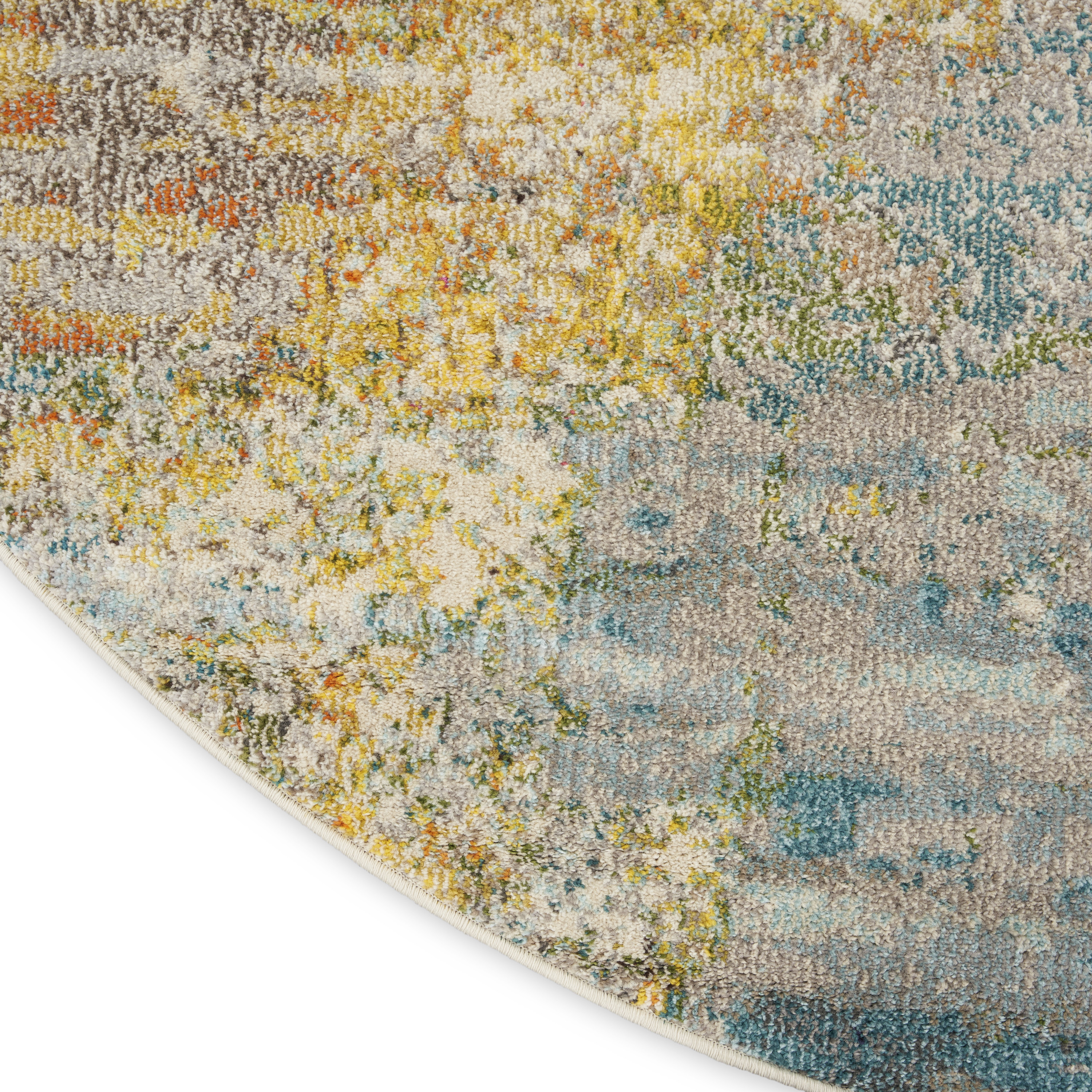 Nourison Celestial 10' x Round Sealife Modern Indoor Rug