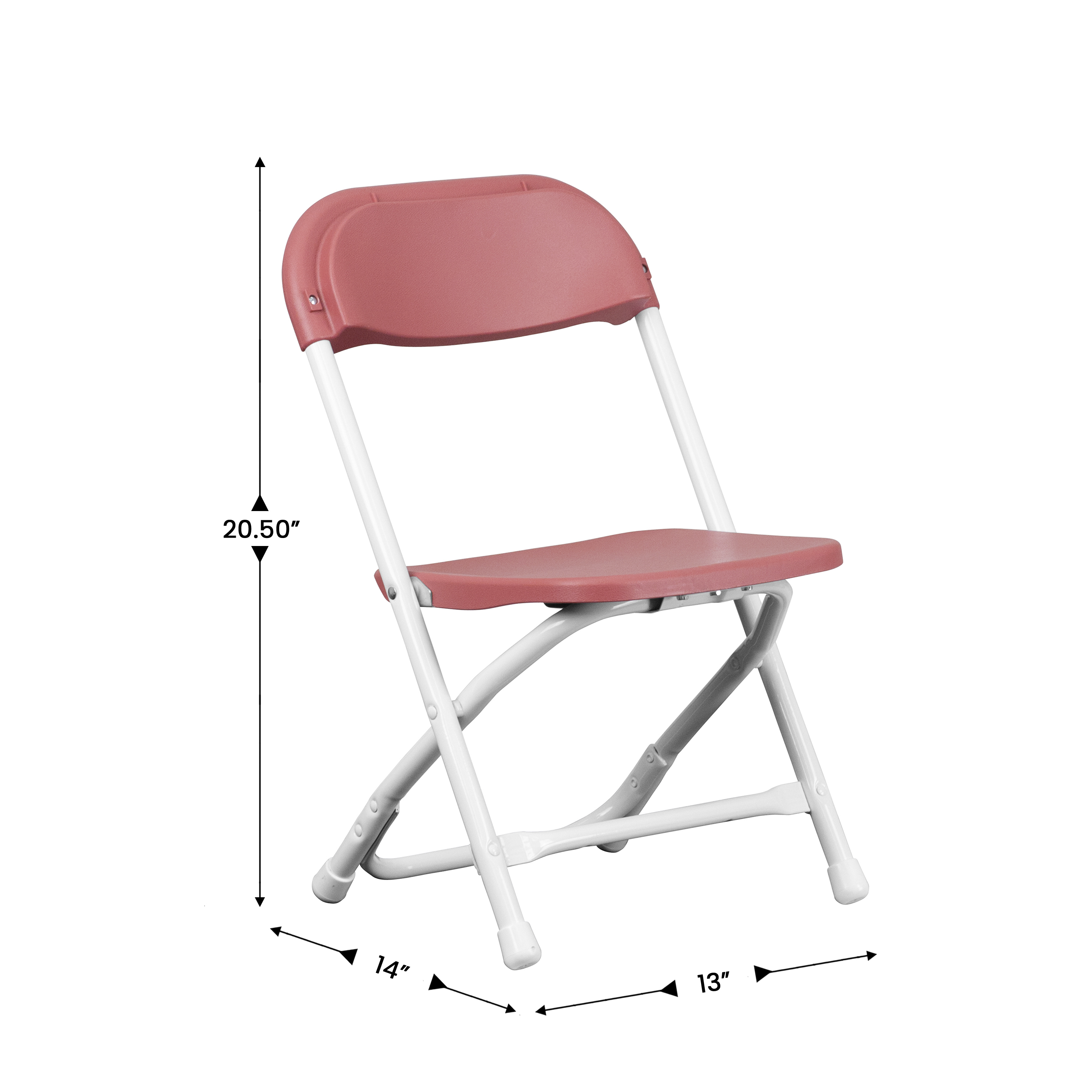 Pack de 2 sillas plegables de plástico blanco para niños - Imagen 25 de 63