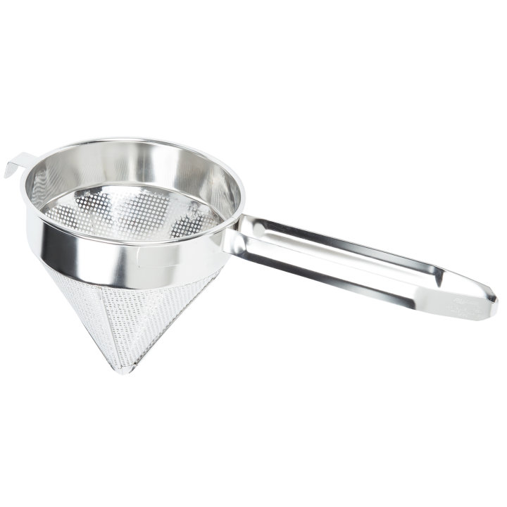 8-inch china cap coarse-mesh strainer