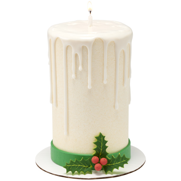 Holly and Berries 2.5" Gum Paste Flowers