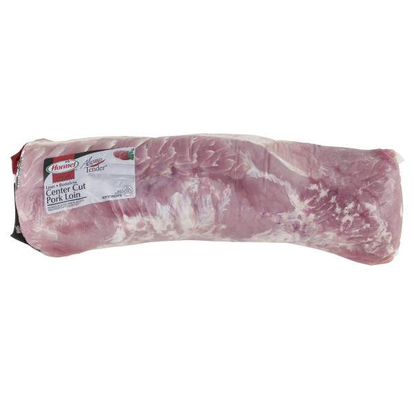 ALWAYS TENDER(r) Pork Loin, Center Cut, Log, Boneless, Strap Off, Vacuum Packed, 5 pc . C1CB - Front Center Inner Pack (Hi Res)