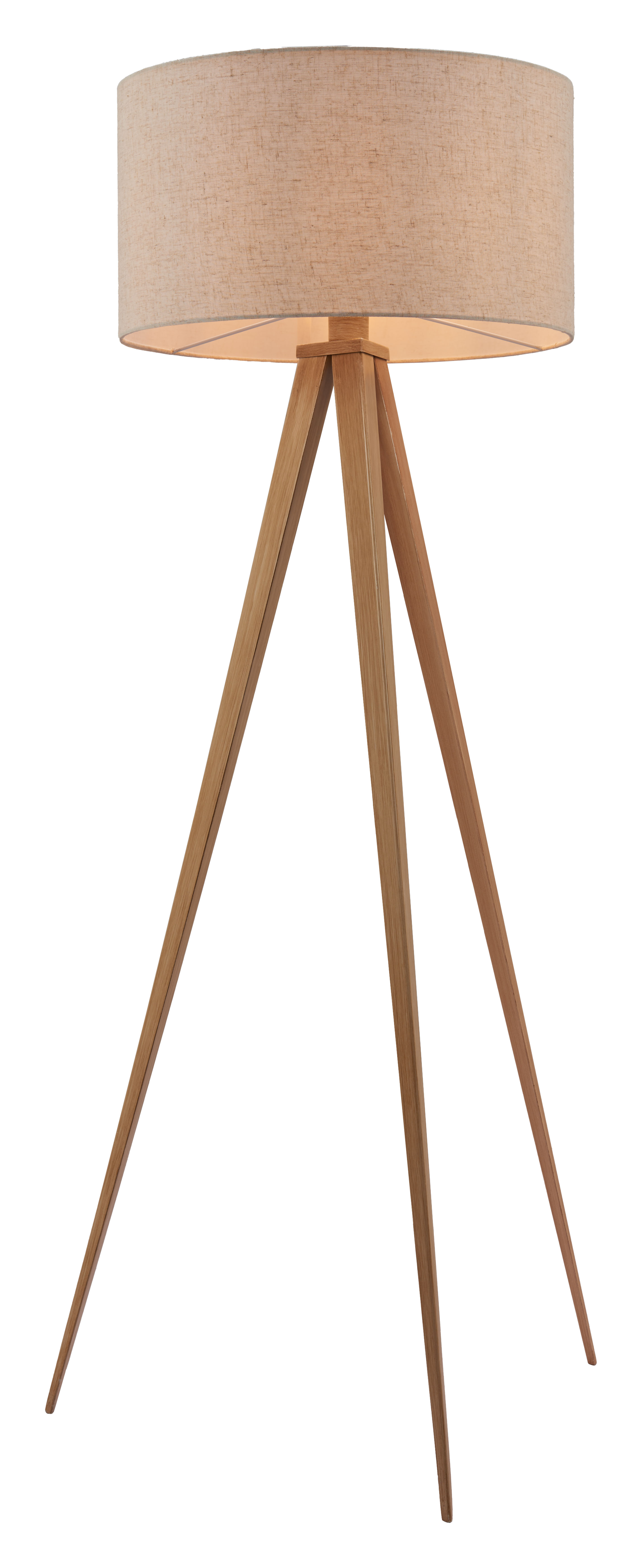 Imperial Floor Lamp Beige & Natural product image