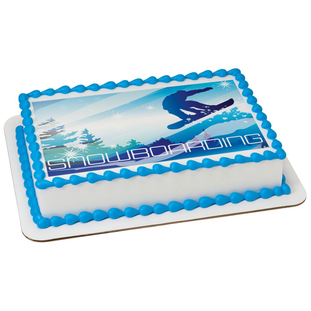Image Cake Snowboarding