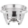 6-quart Maximillian Steel™ round chafer