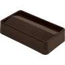 Carlisle, TrimLine, Swing Top, Rectangular, ABS, 23 gal, Brown, Receptacle Lid
