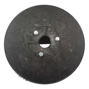 Hillyard, Trident, 17", Abrasive Disc Brush, 80 Grit Tynex, Gray