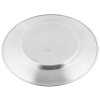 6-inch stainless steel plate with satin finish
