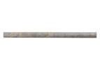 Solid Stone Series Volcano Grey 3/4×12 Pencil Trim Honed
