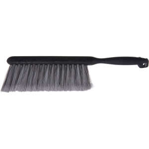 Carlisle, Flo-Pac, 8in, Counter/Bench Brush, Plastic Bristles, Gray