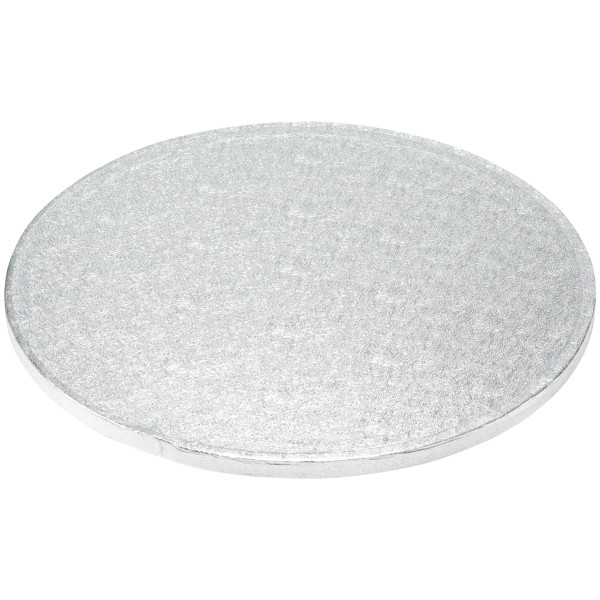 12" Round Silver Foil Cake Board