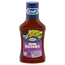 Kraft Sweet Balsamic Vinaigrette Dressing, 8 fl oz Bottle
