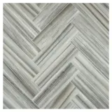 Stone Mosaic Collection Grigio Striatini Honed 2×6 Herringbone Mosaic Honed
