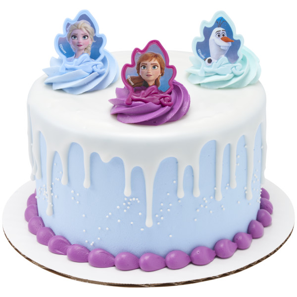 Disney Frozen II Elsa, Anna and Olaf Cupcake Rings