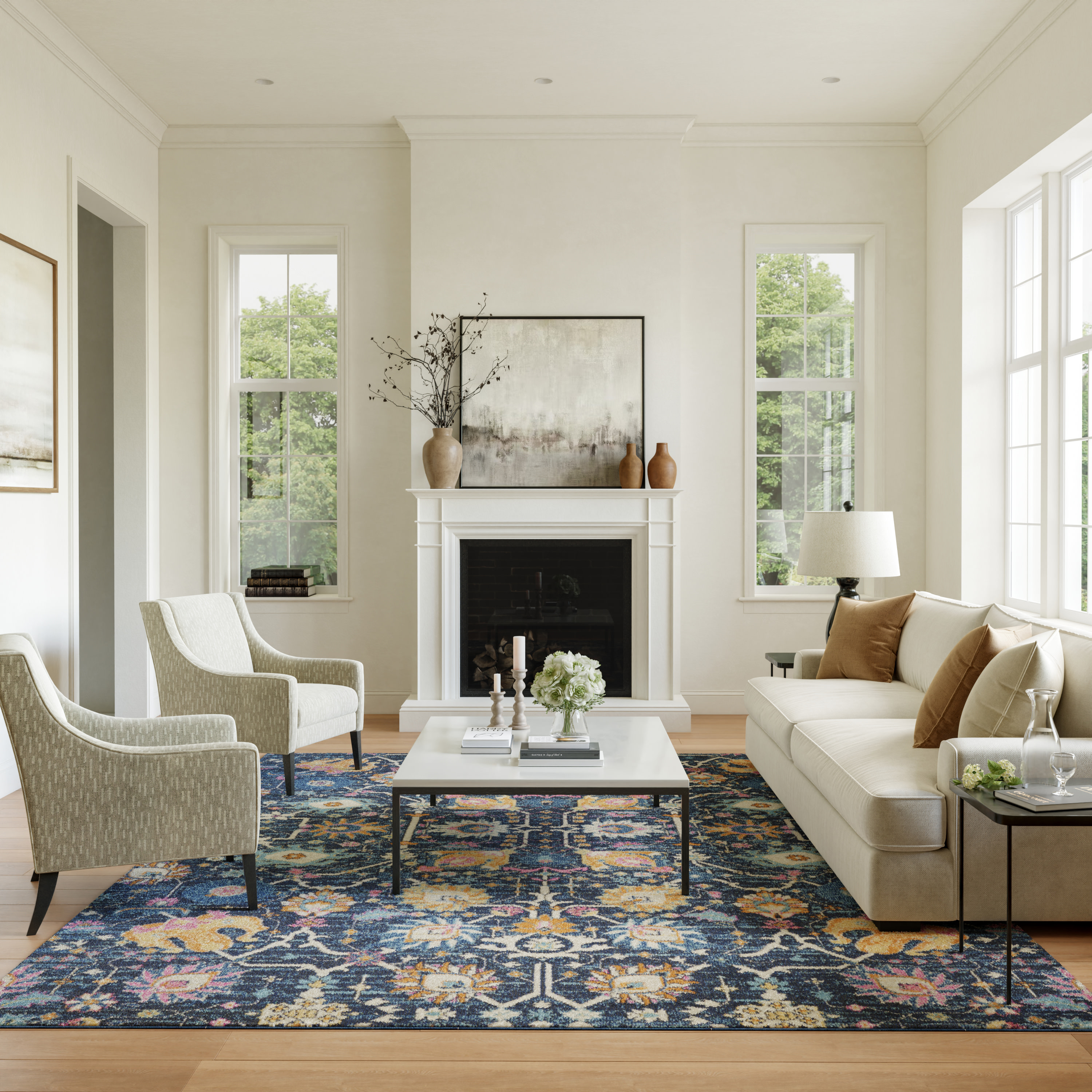 Nourison Passion 8' x 10' Navy Bohemian Indoor Rug