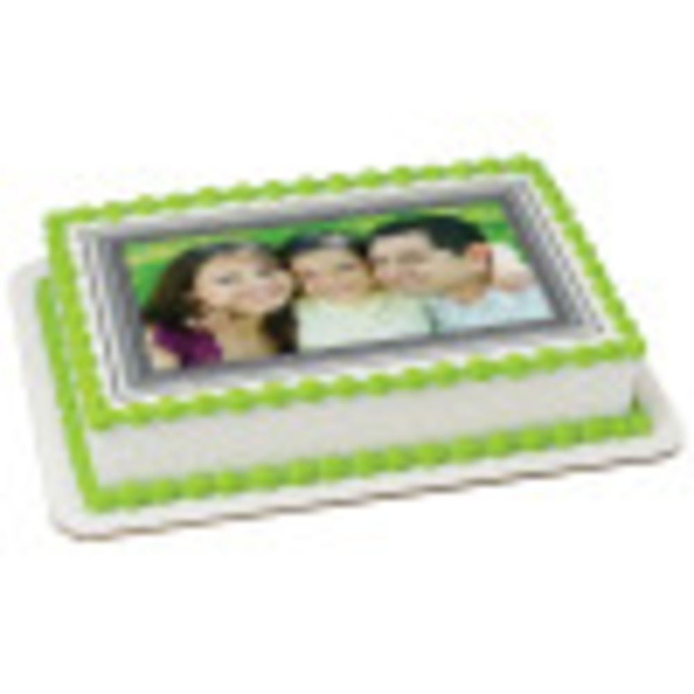 Image Cake Silver Frame