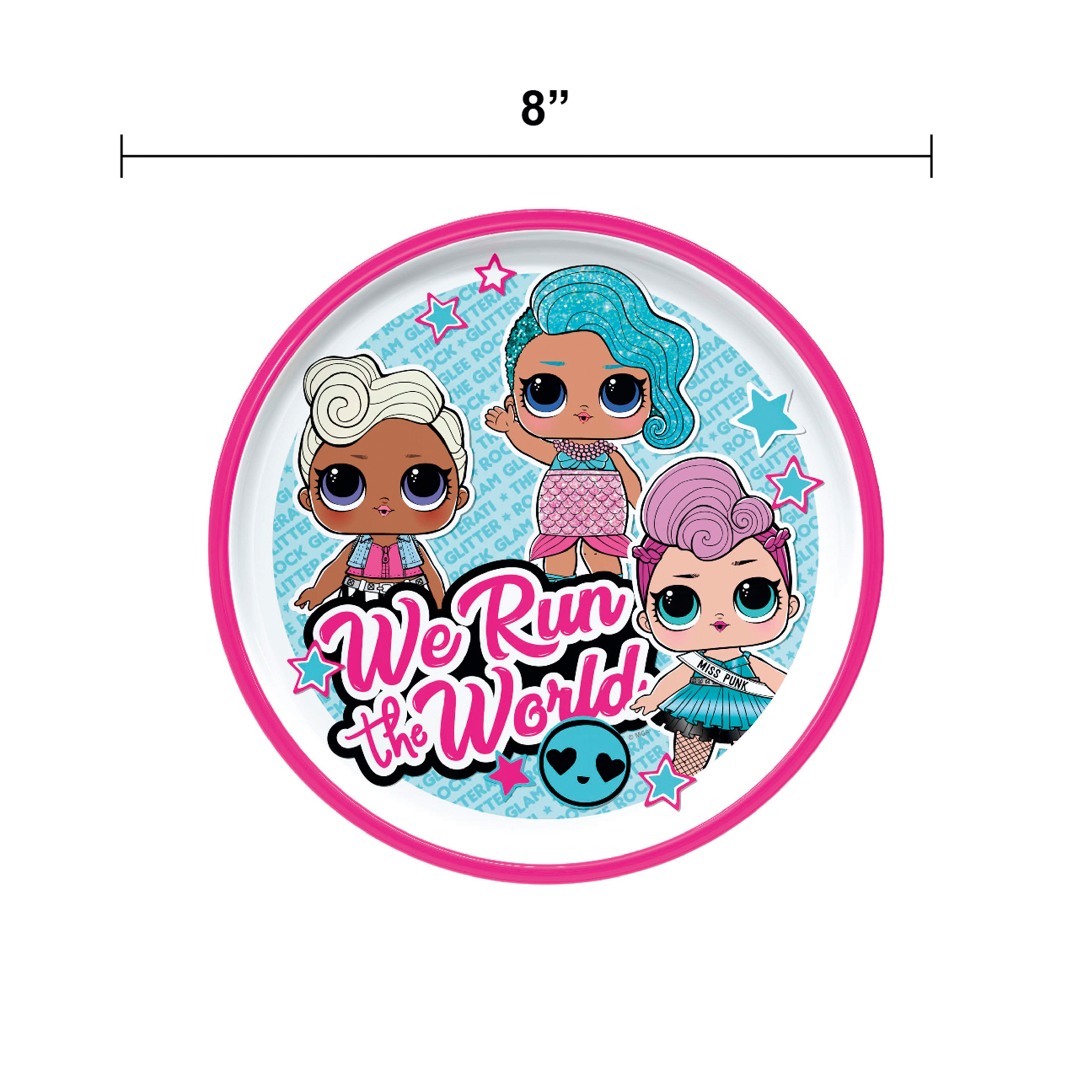 LOL Surprise Dinnerware Set, We Run the World, 5-piece set slideshow image 6 LOL Surprise Dinnerware Set, We Run the World, 5-piece set slideshow image 6