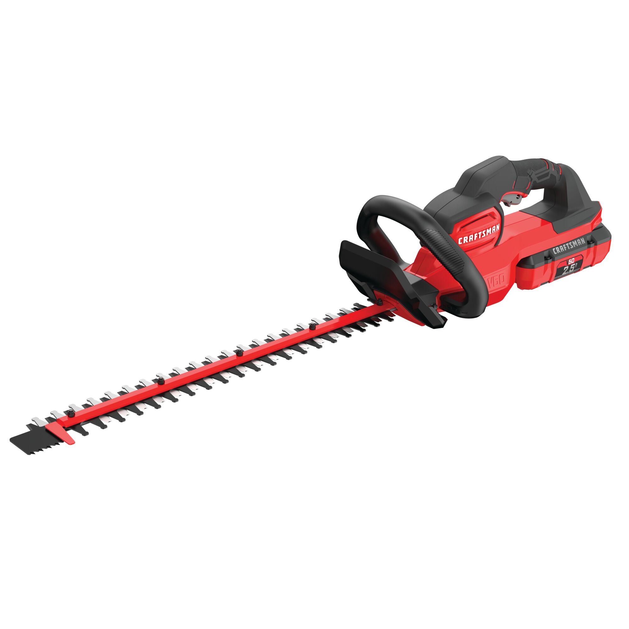 Cordless 24 inch hedge trimmer kit 2.5 Ampere hours.