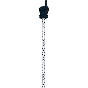 Black Painted Dots Hand Pointer