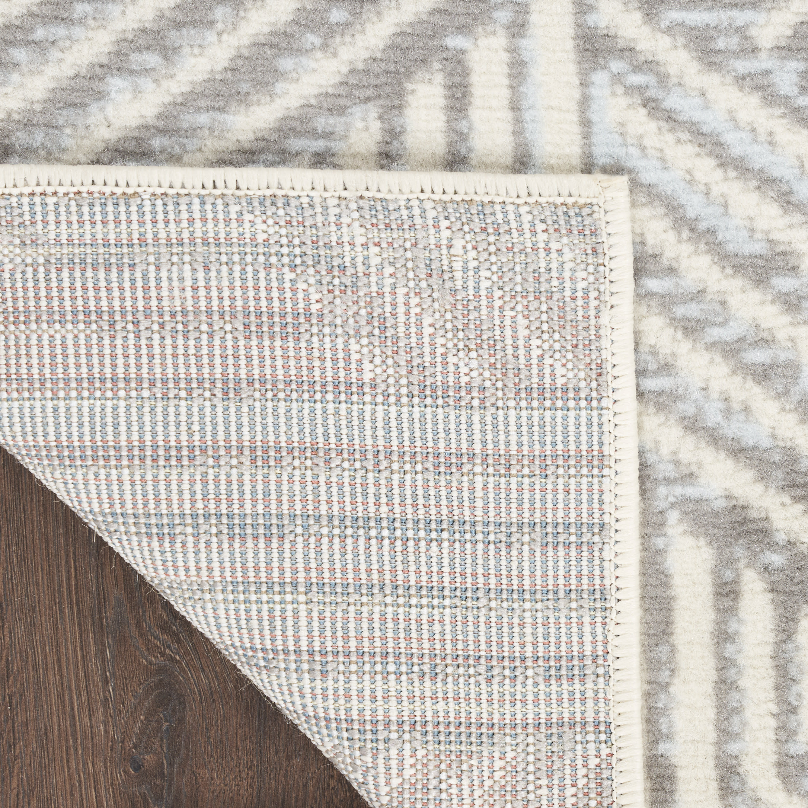 Nourison Grafix 3'9" x 5'9" Grey Modern Indoor Rug