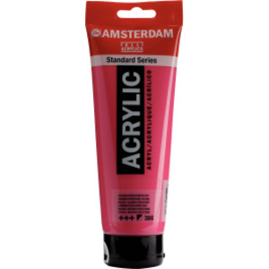 Tubo de pintura acrílica estándar, 250 ml, Quinacridone Rose 366