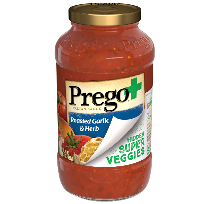 Hidden Super Veggies with Roasted Garlic and Herb Italian Sauce