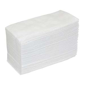 Hospeco, SaniWorks® TopLine®, 1/6 Fold, 12.00"x16.50", Double Recreped (DRC), General Purpose Wipers, White