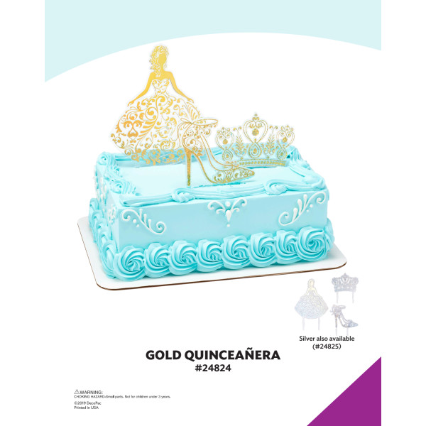 Gold/Silver Quinceañera The Magic of Cakes® Wedding Page