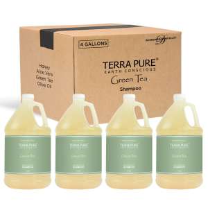 Diversified Hospitality, Terra Pure Green Tea Shampoo Liquid Shampoo,  1 gal Bottle