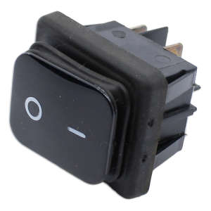 Black Bipolar Switch 16A Faston 6.3