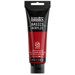 Liquitex BASICS Acrylic Paint 118 mL Tube Cadmium Red Deep Hue