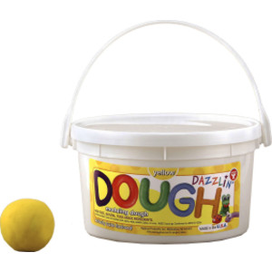 Dazzlin' Dough, Yellow, 3 lb. tub