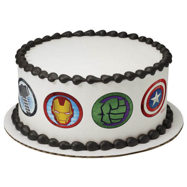 MARVEL Character Icons PhotoCake® Edible Image® Strips